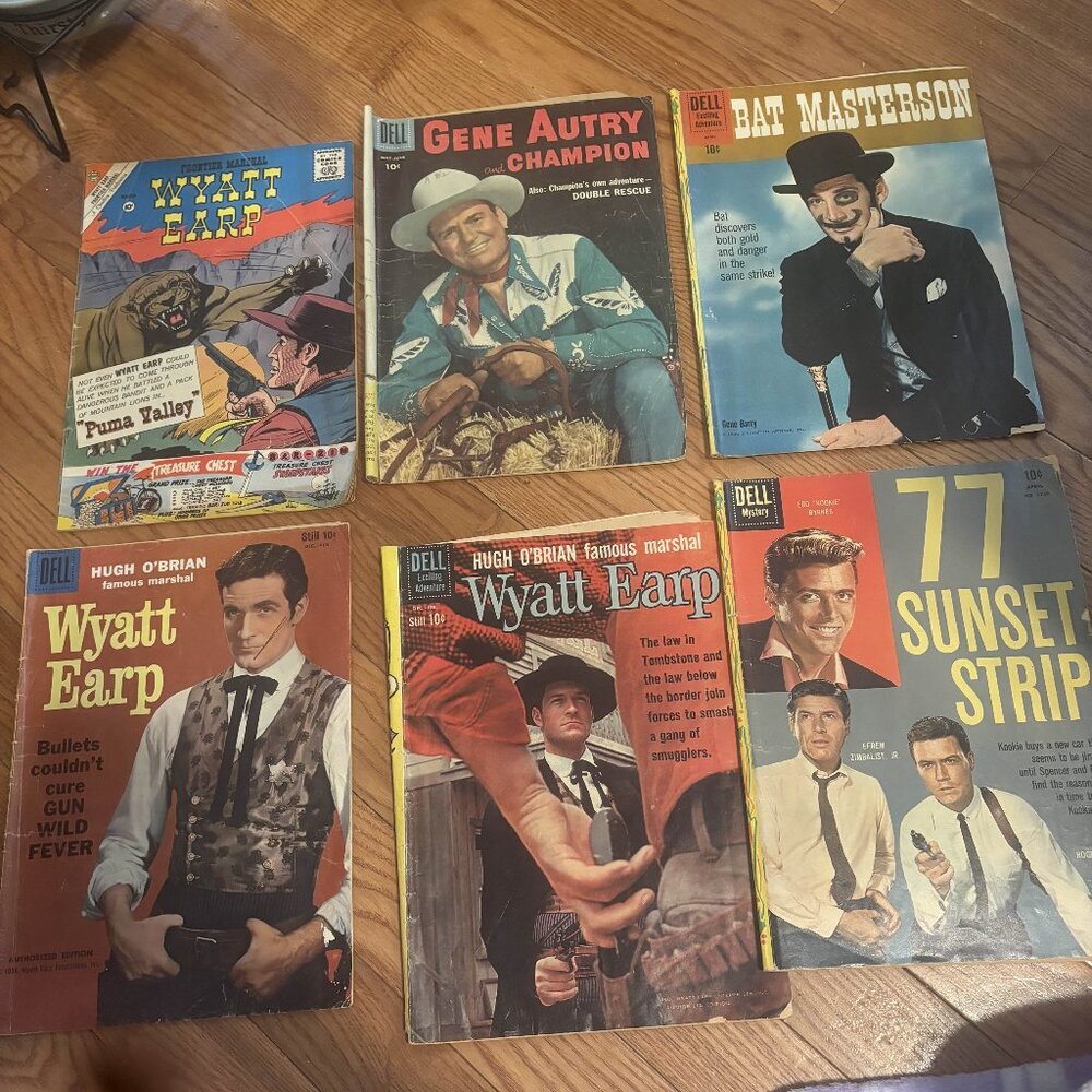 6 Piece 1950-1960 Comic Books